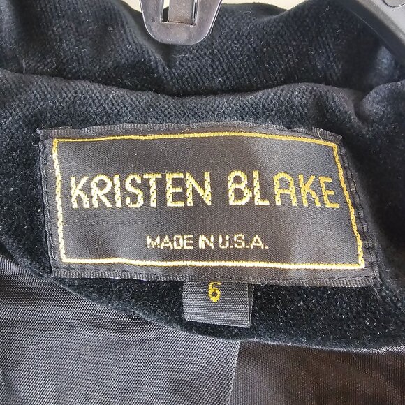 Womens 6 Fall Winter Warm Casual Hooded Dark Gray Black Peacoat Kristen Blake - Picture 6 of 16